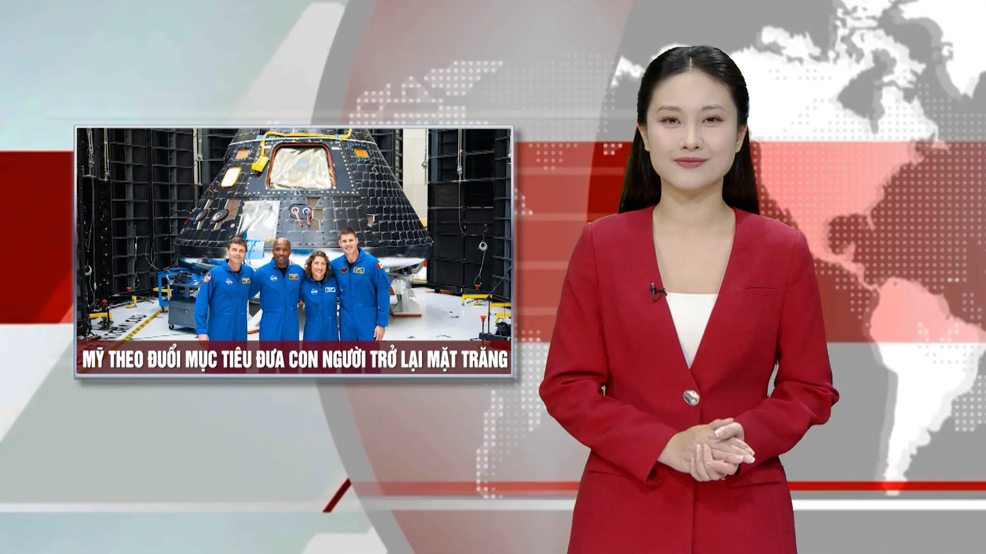 Mỹ theo đuổi mục tiêu đưa con người trở lại Mặt Trăng | Nhìn ra thế giới | 03/01/2026